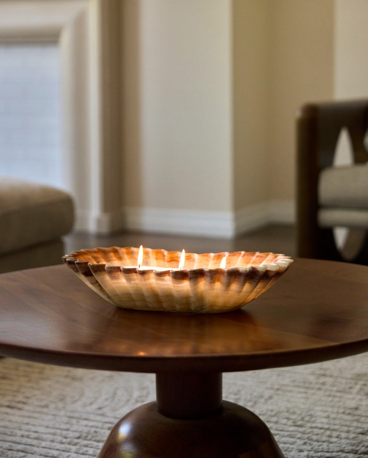 Onyx Fluted Candle Set Refillery Haus